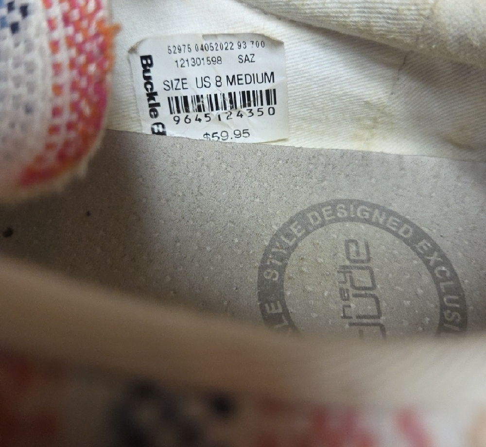 Hey Dude Multicolor Striped Sneakers - Picture 3 of 8